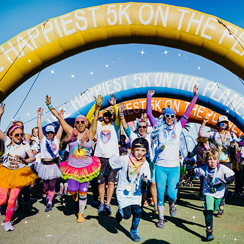 The Color Run adds splash of fun in Huntington Beach – Orange County  Register