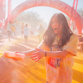 Color Run Brightens California